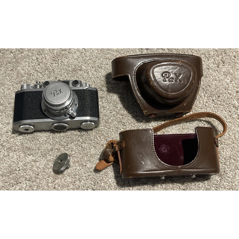 Yamato PaX 35 - Vintage 35mm Camera w/ Leather Case - Untested
